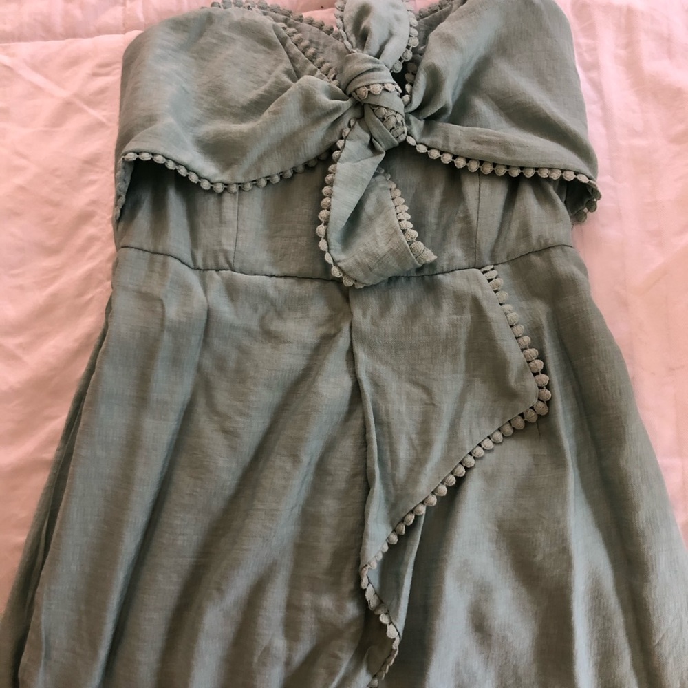 Pale green romper